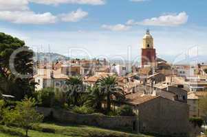 clock tower in st tropez