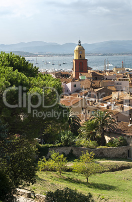 clock tower in st tropez