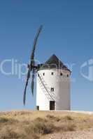 white ancient windmill