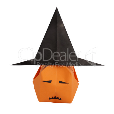 witch hat and pumpkin