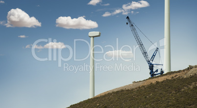 installation of wind turbines