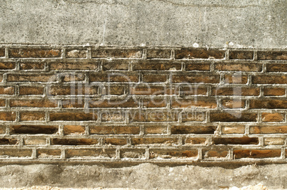 ancient brick wall