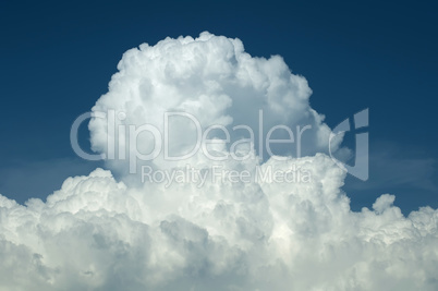 white clouds on blue sky for background