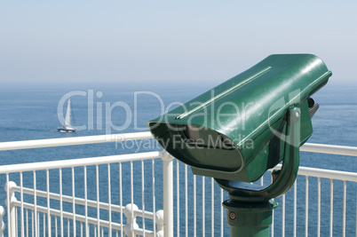 green tourist telescope