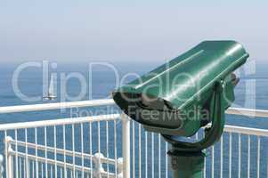 green tourist telescope