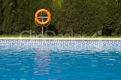 buoy and swimming pool