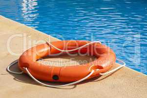 buoy and swimming pool