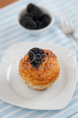 Muffins mit Brombeeren