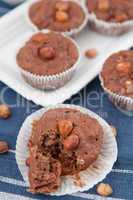 Schokoladen Nuss Muffins