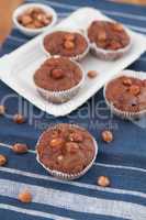 Schokoladen Nuss Muffins