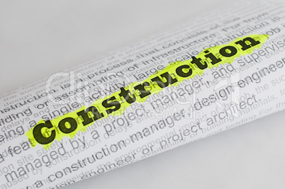 construction conception text