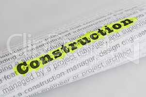 construction conception text