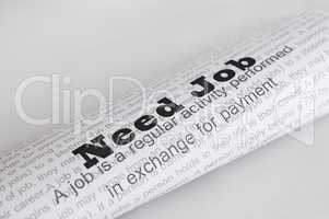 need job conception