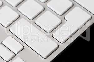 part of white keyboard