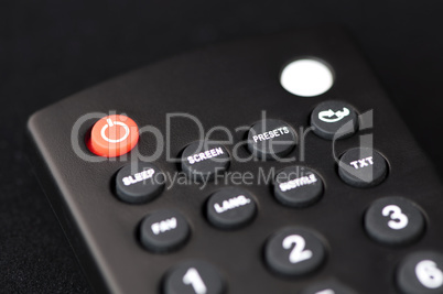 television remote control buttons