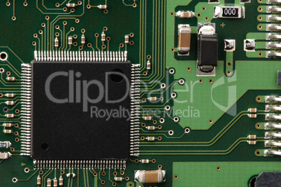 Circuit board with chips