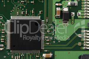 Circuit board with chips