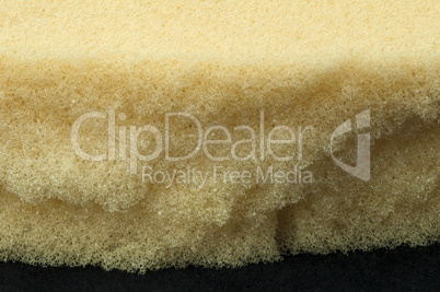 Yellow foam sponge