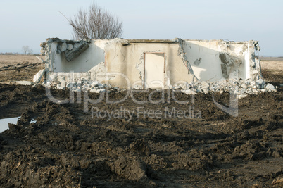 Old demolished building