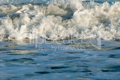 Waves closeup