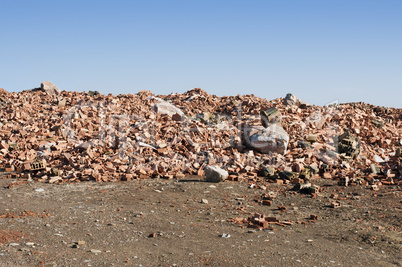 Landfill for disposal of construction waste