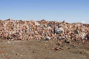 Landfill for disposal of construction waste