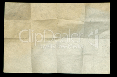 Old crumpled paper