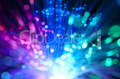 Background with optical fibers