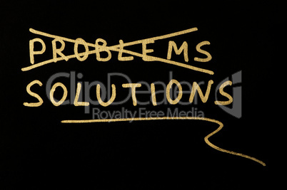 Problems and solutions concept