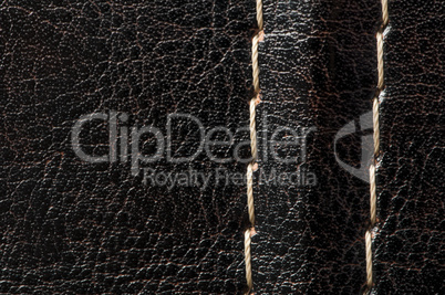 Brown artificial leather