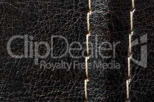 Brown artificial leather