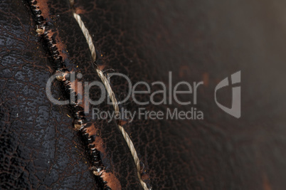 Brown artificial leather