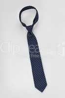 Closeup of a blue business tie