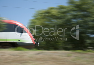 Electric train on the go