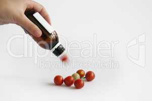 Tomatoes from the medication bottle
