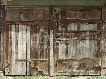 Old wooden doors.