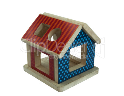 Wood house toy