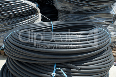 Black PVC hoses