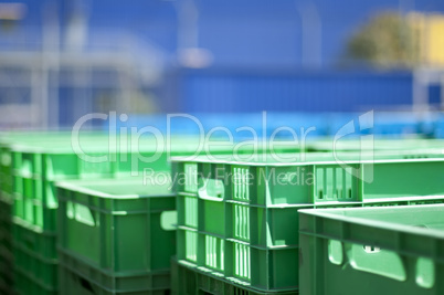 Plastic crates