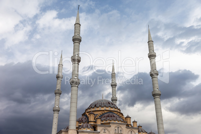 Muslim islam religion Tahtakale Camii mosque in Turkey Manavgat