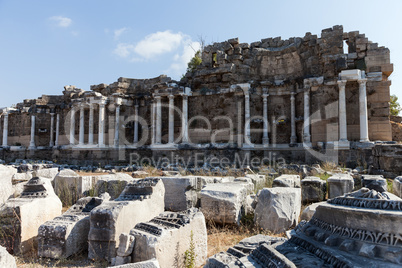 Ancient building columns at Turkey Side