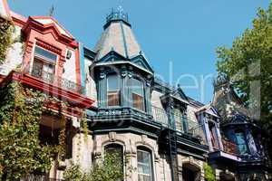 victorian houses in Montreal