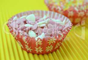 Small candies for decorating cakes and desserts