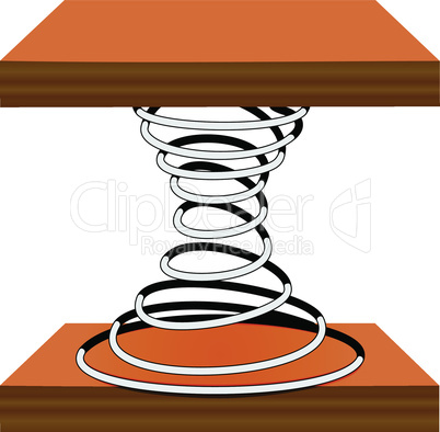 Spiral on a stand