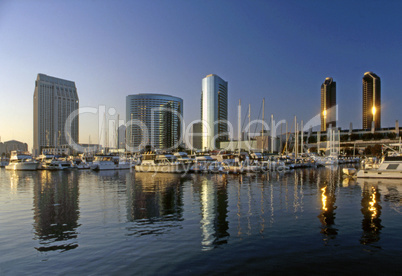 san diego, embarcadero marina, california