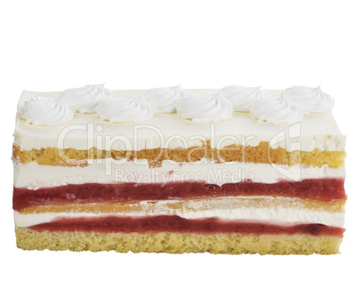 strawberry layered cake