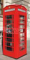 London telephone box