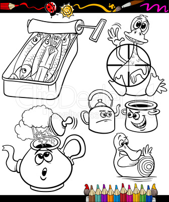 sayings set for coloring book