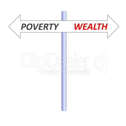 poverty or wealth
