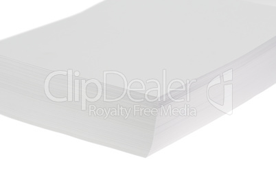 stack of white paper